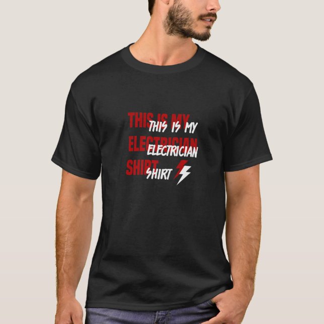 Elektriskt ironiskt sändande kraftvärmeverk t shirt (Framsida)