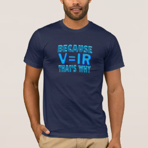 Elektriskt iscensätta går runt analyst-skjortan t-shirt