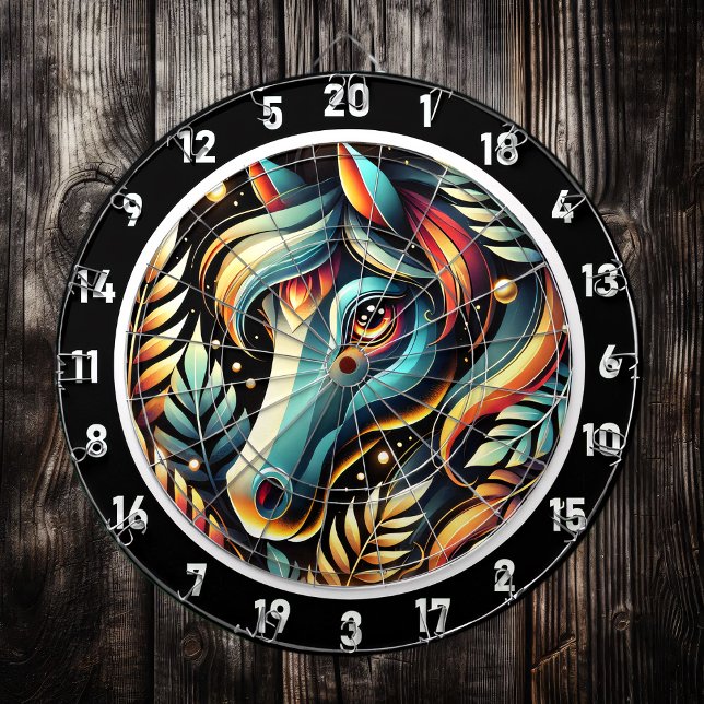 Elektriskt jungle Horse Room-dekoration Darttavla (Skapare uppladdad)