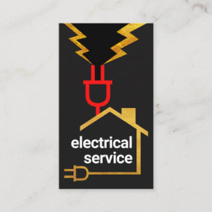 Elektriskt krets för strömkrets visitkort