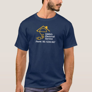 Elektriskt kretslopp för kabeldragning för hemmet t shirt