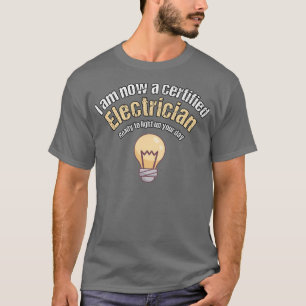 Elektriskt lärlingsprogram Studenten Gift Idea T Shirt