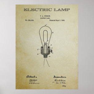 ELEKTRISKT LYKTA 3-1882 POSTER