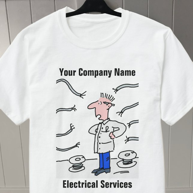 Elektriskt med kablarna T-Shirt (Skapare uppladdad)