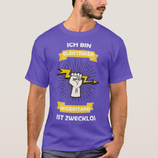 Elektriskt motstånd meningslöst t shirt