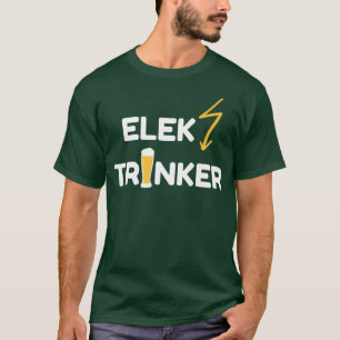 Elektriskt öl t shirt