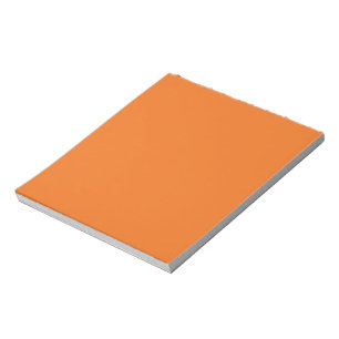 Elektriskt Orange i fast Färg Anteckningsblock