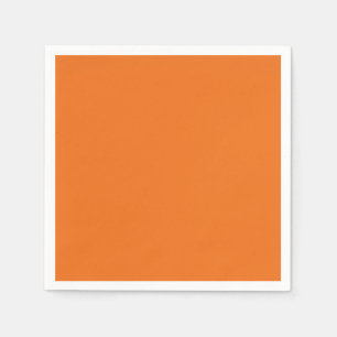 Elektriskt Orange i fast Färg Pappersservett