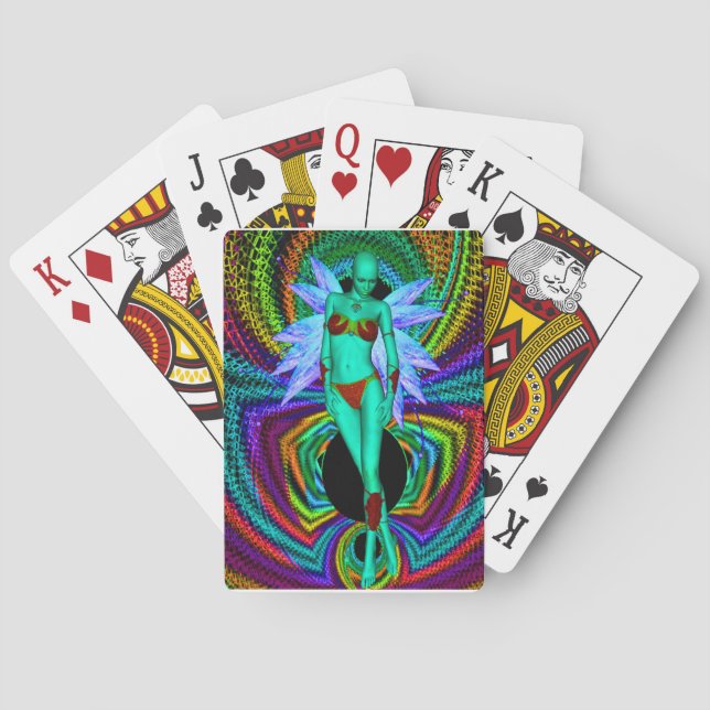 Elektriskt pixel casinokort (Baksidan)