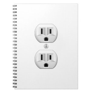 Elektriskt plugga klickar för att skräddarsy anteckningsbok med spiral