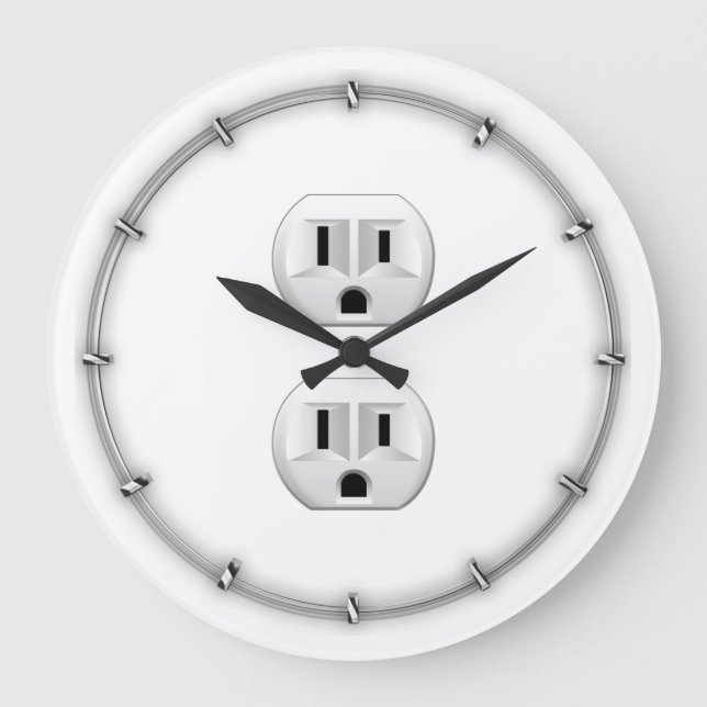 Elektriskt plugga klickar för att skräddarsy stor klocka (Framsida)
