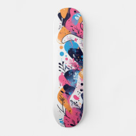 Elektriskt puckel: Neon Rosa Skateboard
