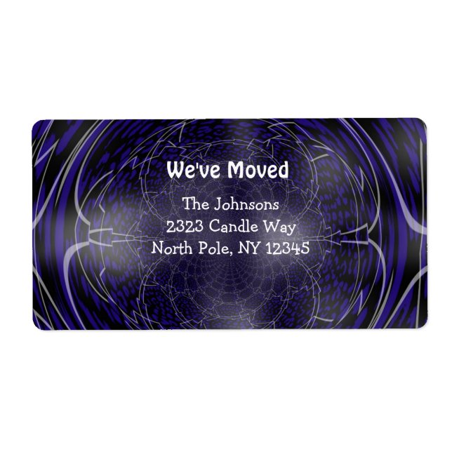 Elektriskt ramprojektionsyta Nytt adress Fraktsedel (Framsidan)