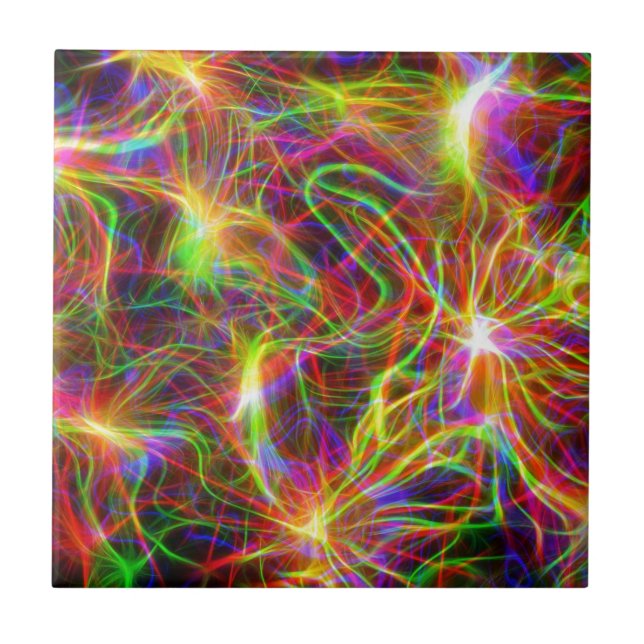 Elektriskt regnbåge kakelplatta (Framsidan)