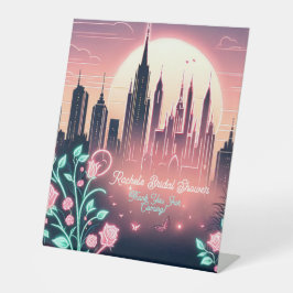 Elektriskt Ro Futuristiska Neon Möhippa