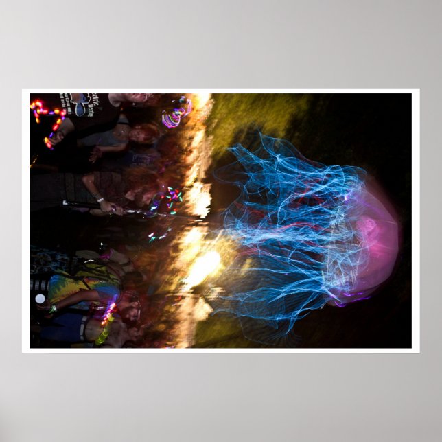 Elektriskt skogsfestival poster (Framsidan)