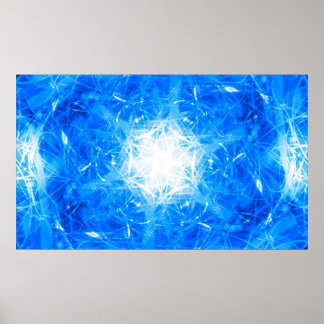 Elektriskt snöflingor poster