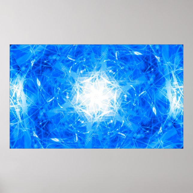 Elektriskt snöflingor poster (Framsidan)