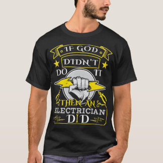 Elektriskt specialarbete för eldrift t shirt