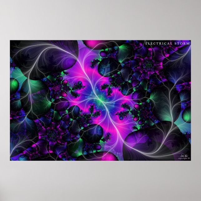 Elektriskt storm poster (Framsidan)