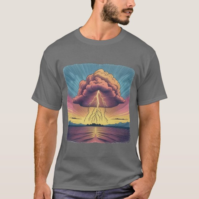 Elektriskt stormskåp t shirt (Framsida)