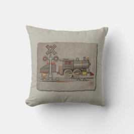 Elektriskt tåg för leksak kudde