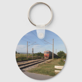 Elektriskt tåg nyckelring
