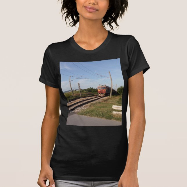 Elektriskt tåg t-shirt (Framsida)