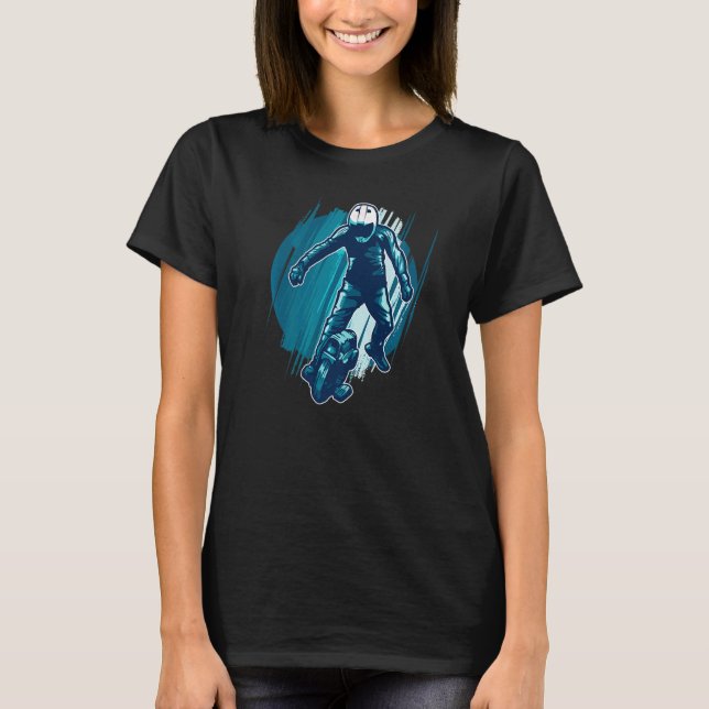 Elektriskt Unicle Skater T Shirt (Framsida)