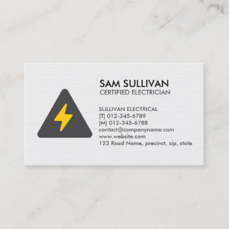 Elektriskt uppdragsgivare visitkort