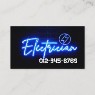 Elektriskt uppdragsgivare visitkort