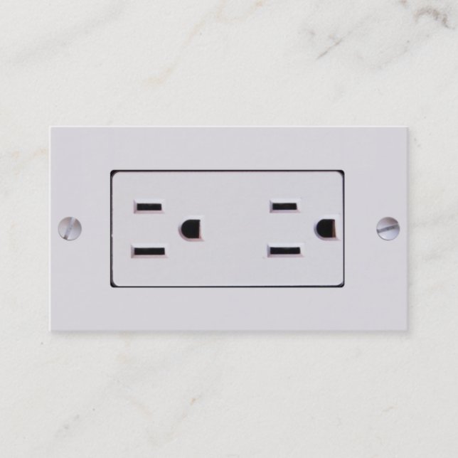Elektriskt uttag #2 visitkort (Framsida)