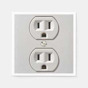 Elektriskt uttag pappersservett
