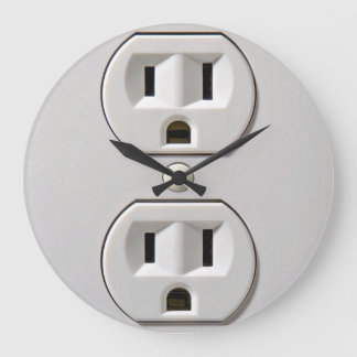 Elektriskt uttag stor klocka