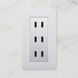 Elektriskt uttagselektor visitkort