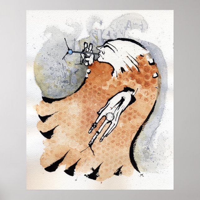 elektro-rökaren poster (Framsidan)