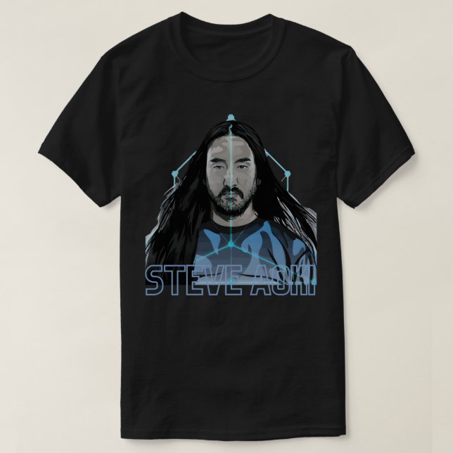 elektro steve aoki electro house Music dj T Shirt (Design framsida)