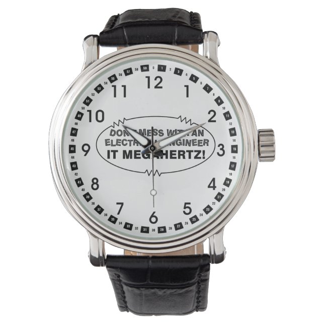 Elektroingenjör Megahertz Oval Armbandsur (Framsida)