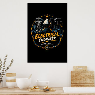 Elektroingenjör som driver en bättre morgondag poster