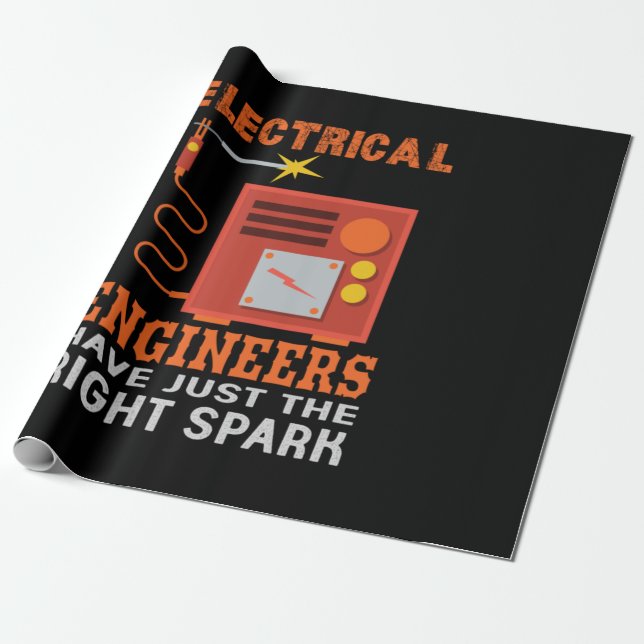 Elektroingenjörer Har Precis Rätt Presentpapper (Utrullad)