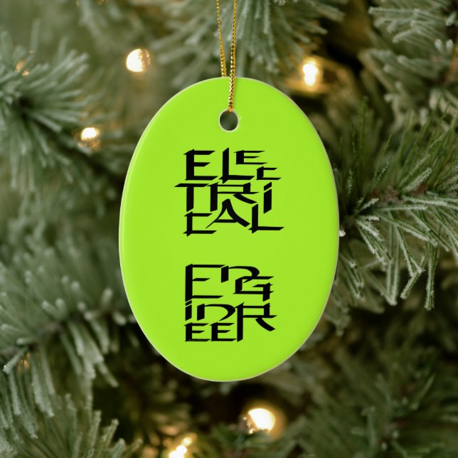 Elektroingenjörsfigur Julgransprydnad Keramik (Träd)