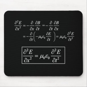 elektromagnetisk d'alembervågsekvation musmatta