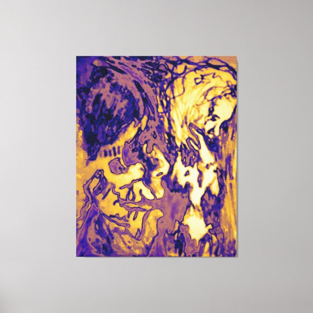 elektromagnetisk strålning canvastryck (Framsida)