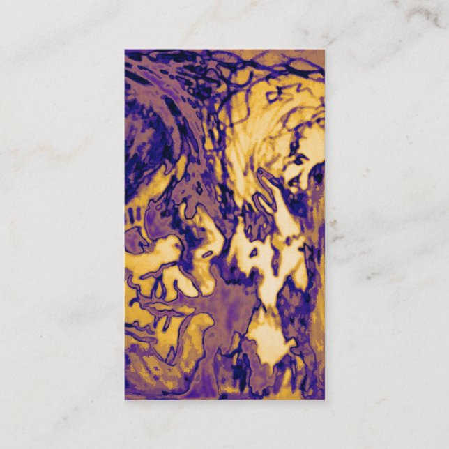 elektromagnetisk strålning visitkort (Framsida)