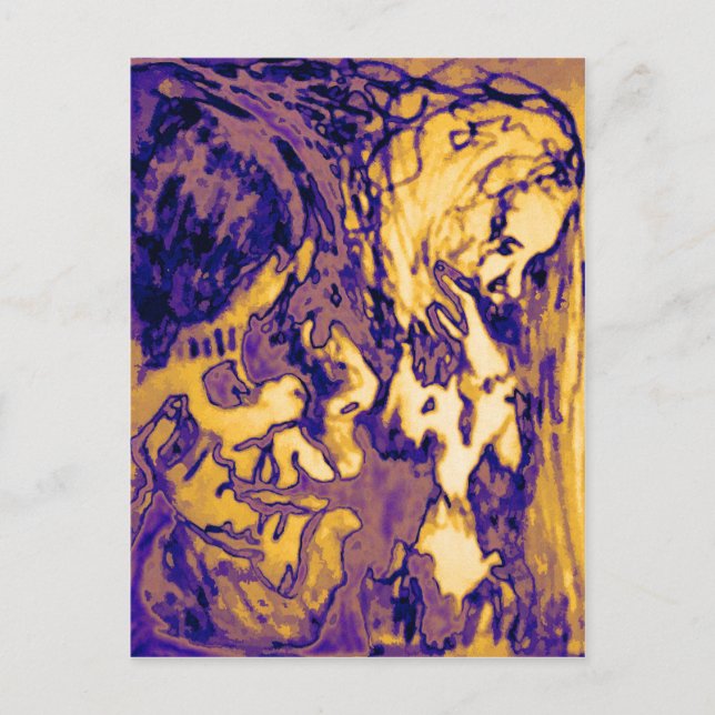 elektromagnetisk strålning vykort (Framsida)