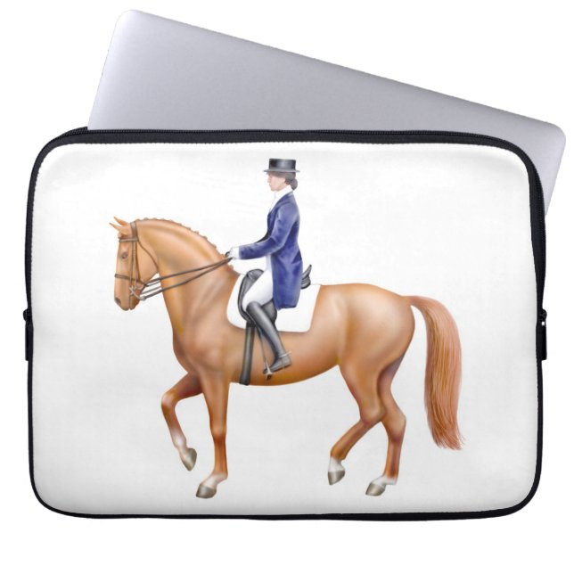 Elektronik för DressageShowhäst hänger lös Laptop Sleeve (Framsidan)