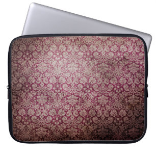 elektronik hänger lös, lycklig, färg, vintage laptop sleeve