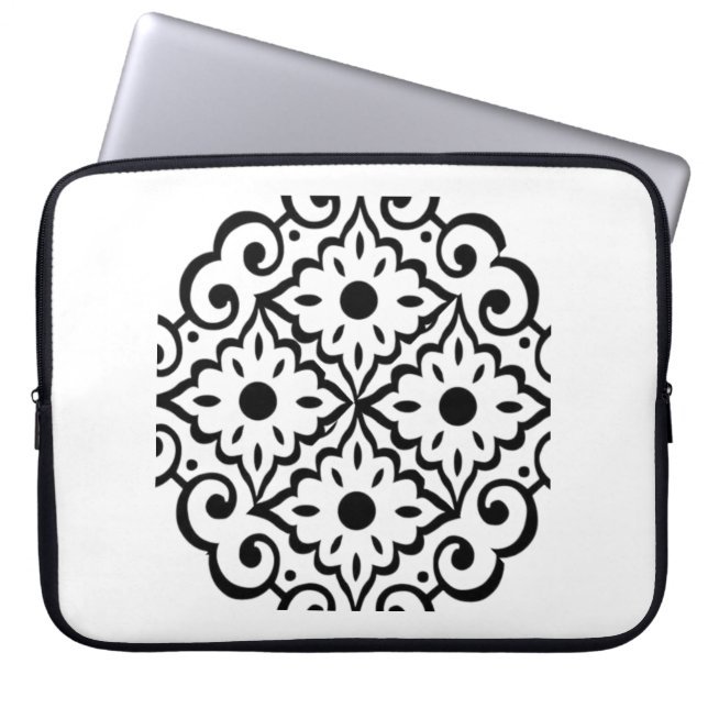 Elektronikväska Minimalistisk Marockansk Geometris Laptop Fodral (Framsidan)