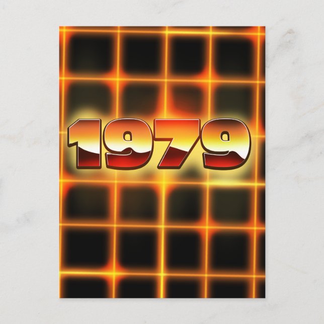 elektronisk 1979 vykort (Framsida)