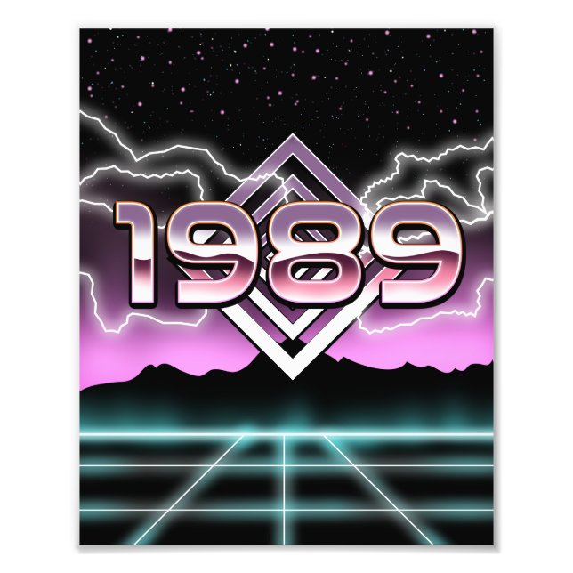 Elektronisk 1989 fototryck (Framsidan)
